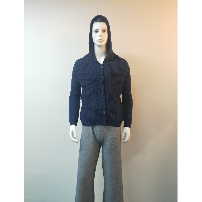 البحرية HARDED CARDIGAN RLMS0079F