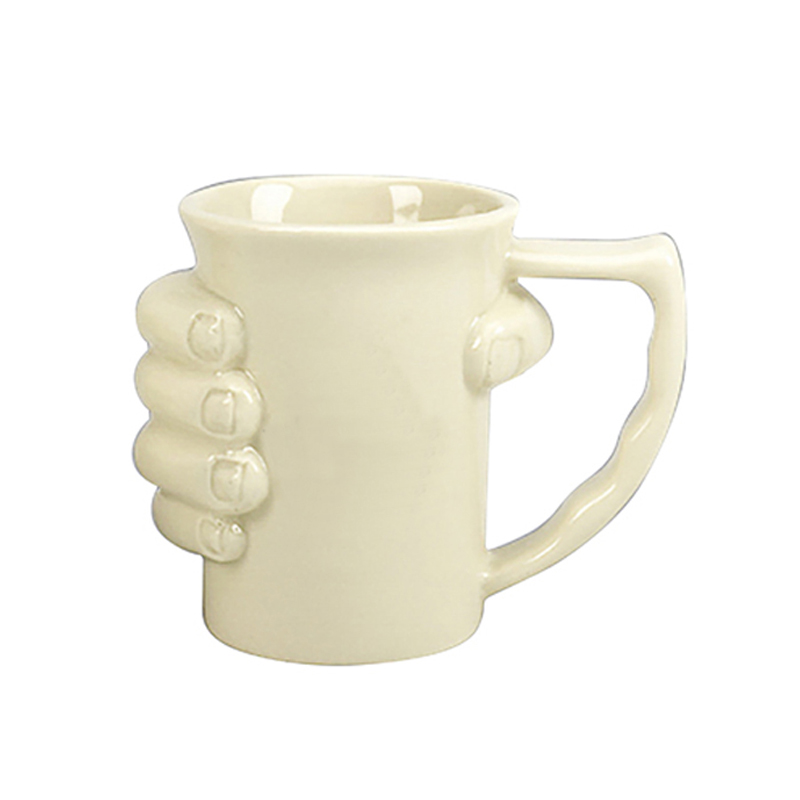 3D القدح على شكل السيراميك مع مقبض القهوة القدح كأس الهدايا الإبداعية