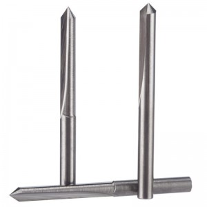 مستقيم 45 درجة الخامس الأخدود أداة الحفر كربيد cnc راوتر بت 1/8 بوصة عرقوب 0.1 ملليمتر تلميح 5 قطع