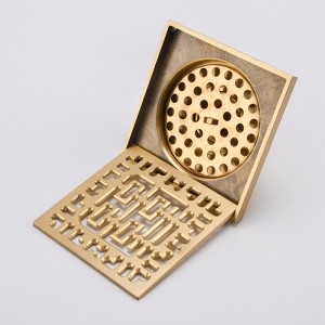 من السهل تثبيت سيفون الطابق المضادة للرائحة استنزاف لوحة الغطاء