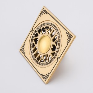 أسود نمط أخفى دش الحمام ساحة الطابق استنزاف الغطاء