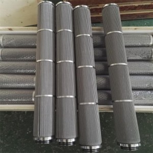 اسطوانة مرشح الألياف المعدنية متكلس تستخدم لترشيح الميثانول