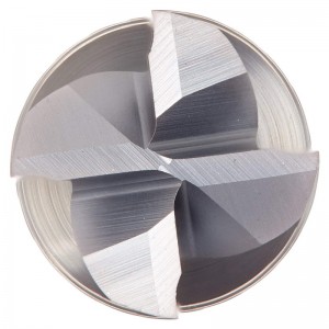 طاحونة نهاية كربيد صلبة ، مغلفة من AlTin ، 4 فلوت ، قطر 3/8 \