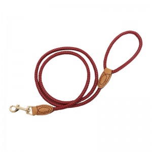 ستوكات حمراء فريدة من نوعها مع مقود الحيوانات الأليفة مضفر للكلاب