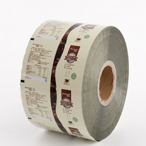 عرف الطباعة الألومنيوم احباط فيلم التعبئة والتغليف القهوة