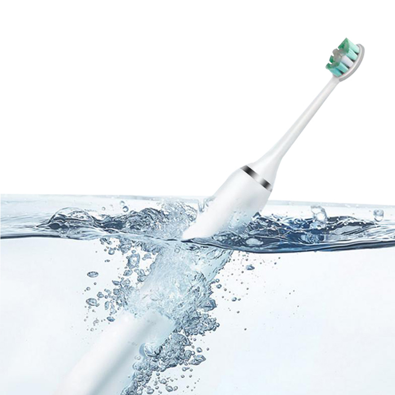 بالموجات فوق الصوتية الكهربائية المحمولة للماء عن طريق الفم نظافة الأسنان تنظيف فرشاة الأسنان