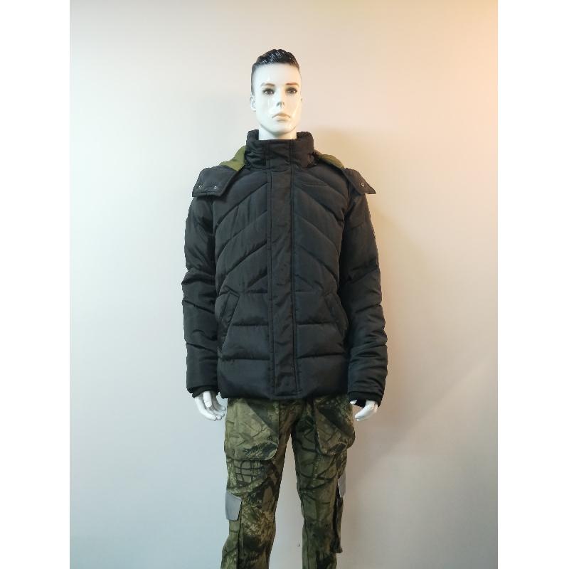 أسود PUFFER JACKET RLMPC0004