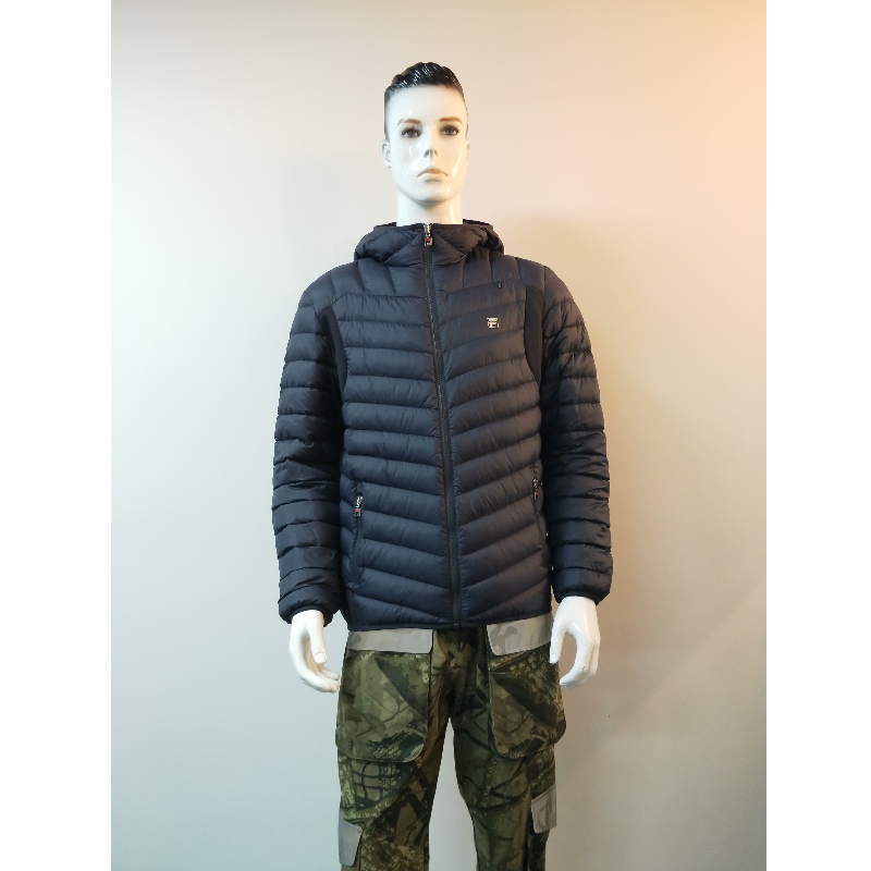 NAVY HOODED PUFFER JACKET RLMPC0013