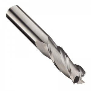 طاحونة نهاية الأنف مربعة الشكل من Carbide ، بوصة ، قطع غير مصقول (ساطع) ، خشن وتشطيب ، 30 اللولب 30 درجة ، 3 مزامير ، 3 \"طول كلي ، قطر القطع 0....