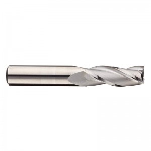 طاحونة نهاية الأنف مربعة الشكل من Carbide ، بوصة ، قطع غير مصقول (ساطع) ، خشن وتشطيب ، 30 اللولب 30 درجة ، 3 مزامير ، 3 \"طول كلي ، قطر القطع 0....