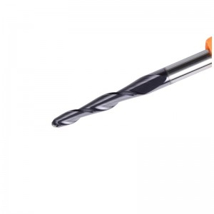 كربيد التنجستن مطحنة نهاية مدبب 1/4 \