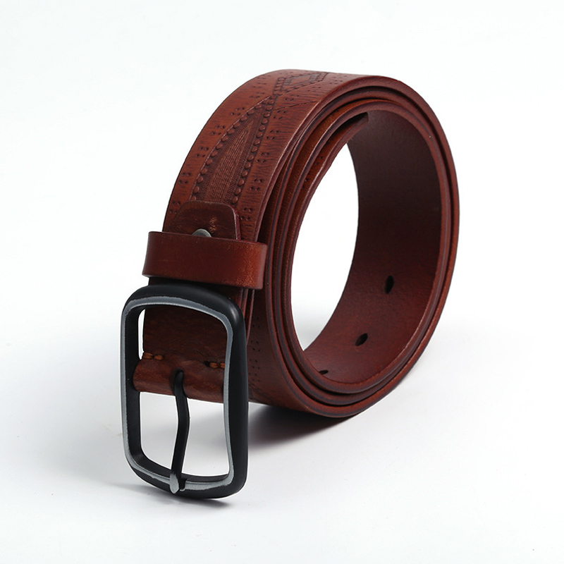 HD0827 - حزام جلد اصلي للرجال قابل للتخصيص