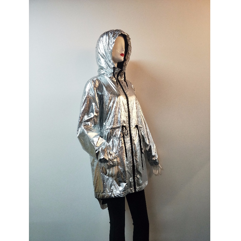 LADIES 'SILVER HOODED JACKET RLWJ0018