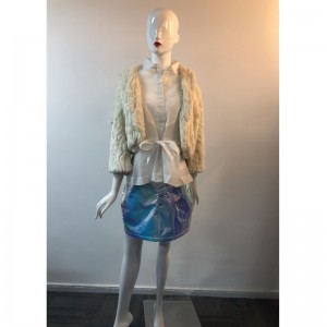 سيدات بيج قصير فرو جاكيت RLWF0016