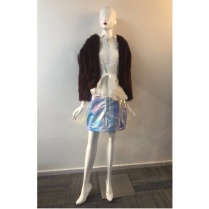 سيدات فو الفراء سترة في براون RLWF0027