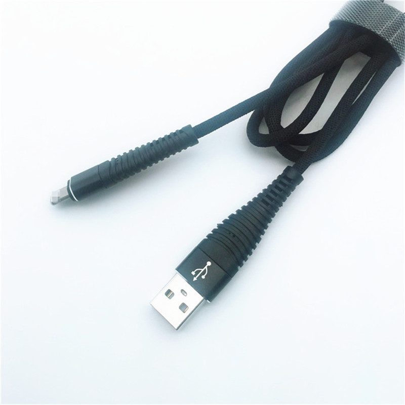 KPS-1003CB 8pin تصميم جديد 1M mermaid 2A كابل بيانات USB تهمة سريع لفون