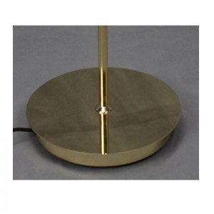 مصباح أرضي مع غطاء معدني وضبط الوظيفة