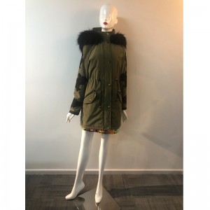 سيدات خاكي HOODED COAT RLWPC0047