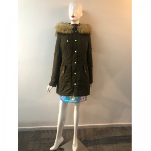 سيدات خاكي HOODED COAT RLWPC0048