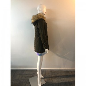 سيدات خاكي HOODED COAT RLWPC0048