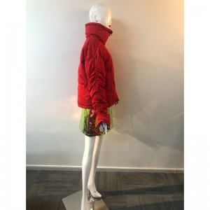 سيدات معطف عريض PU عريض RLWPC0053