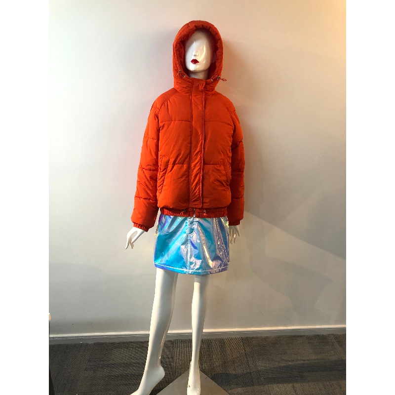 السيدات PUFFER COAT في برتقال RLWPC0058