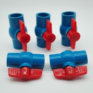 ارتفاع ضغط PVC مثمن الكرة صمام لمياه الشرب