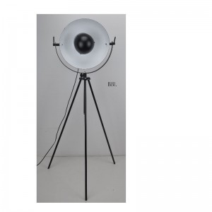 مصباح الكلمة ترايبود LED مع وظيفة ضبط صعودا وهبوطا ، الظل الأسود مات داخل أبيض