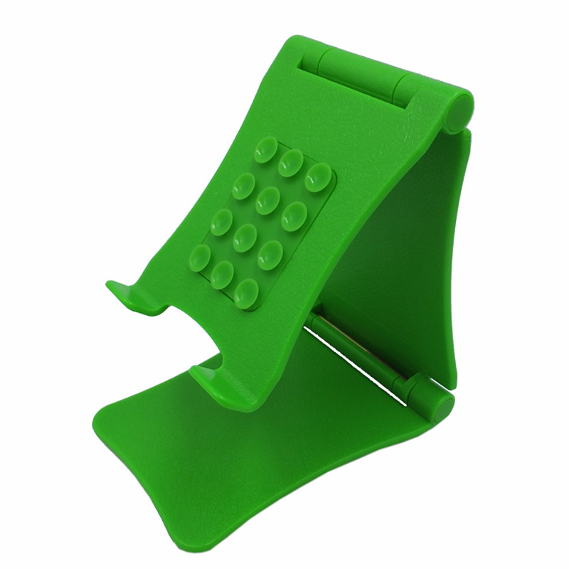 الأخضر قابل للتعديل حامل الهاتف سيليكون قابلة للطي