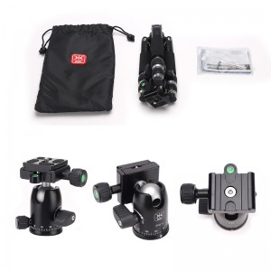 حار بيع ديات AM125-DHS-5 ترايبود الكاميرا المصغرة المهنية مسافة صغيرة خفيفة الوزن