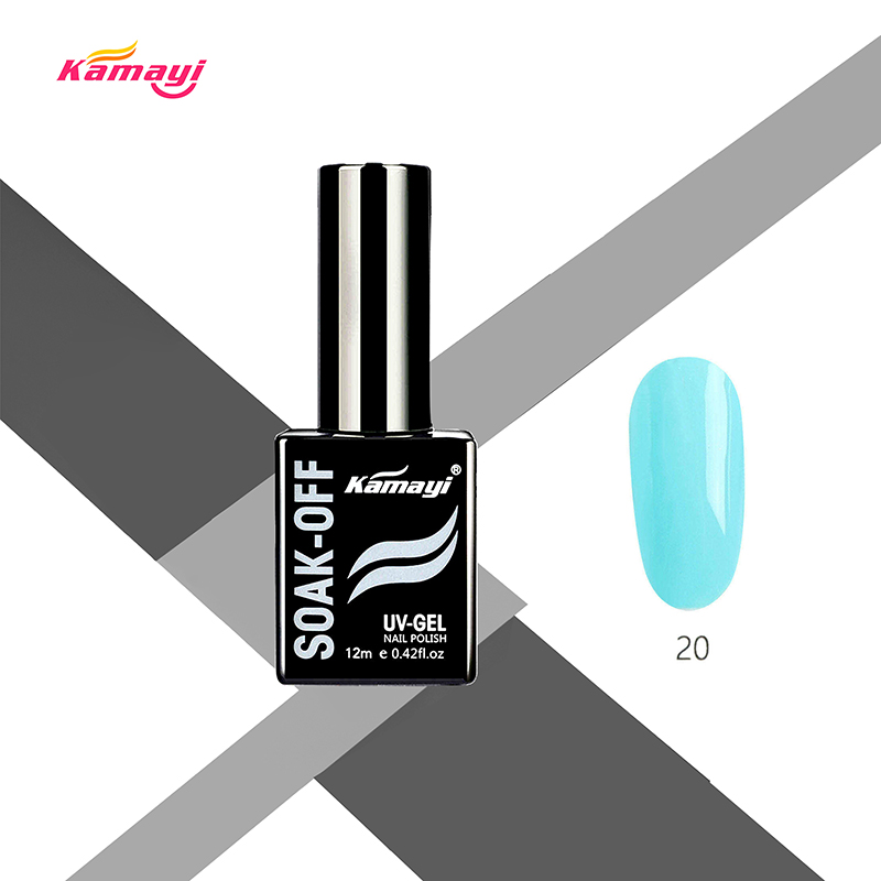 Kamayi Nail Products Free Sample Uv Gel Nail Polish Black Bottle 12ml Gel Polish