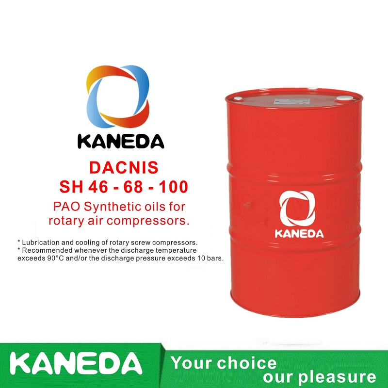 KANEDA DACNIS SH 32- 46 - 68 - 100 PAO زيوت صناعية لضواغط الهواء الدوارة.