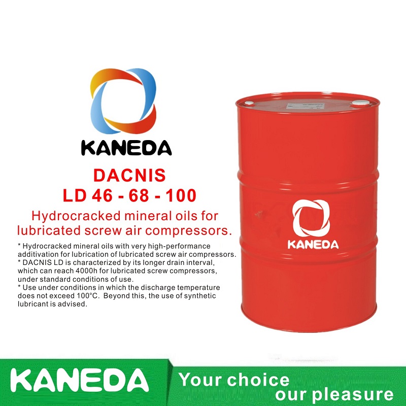 KANEDA DACNIS LD 32 - 46 - 68 زيوت معدنية هيدروكربونية لضاغطات الهواء اللولبية المشحمة.