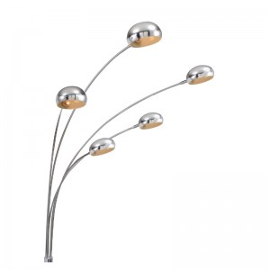 مصباح أرضي حديث مع قاعدة رخامية