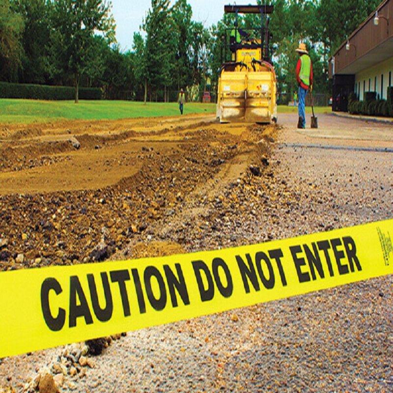 تحذير مخصص وشريط المتراس