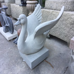 الزرافة بجعة السمك المنحوتات والحجر المنحوتات الطبيعية نقية العمل الفني