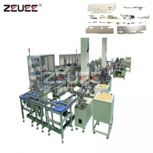 نافذة والباب الملحقات قفل مربع آلة التجميع التلقائي