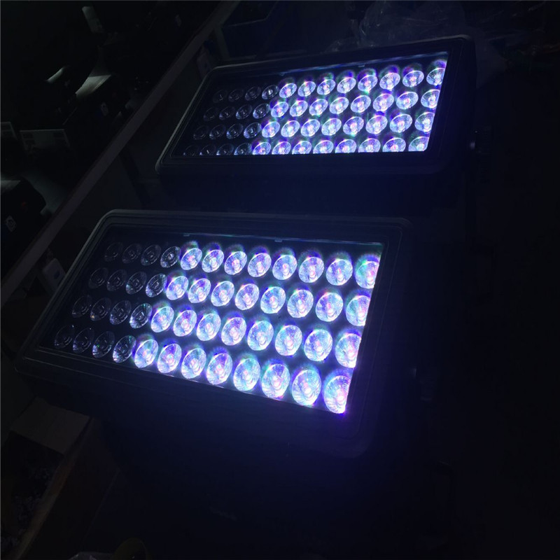 6 آثار 48PCS12W RGBW المصابيح DMX ستروب الفيضانات غسل ضوء المياه واقية من