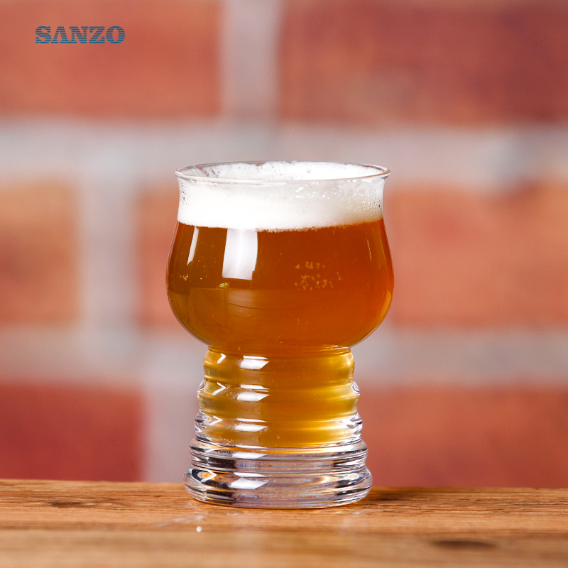 سانزو 6 أوقية البيرة الزجاج مخصص مطبوعة زجاج البيرة المثمن زجاج البيرة