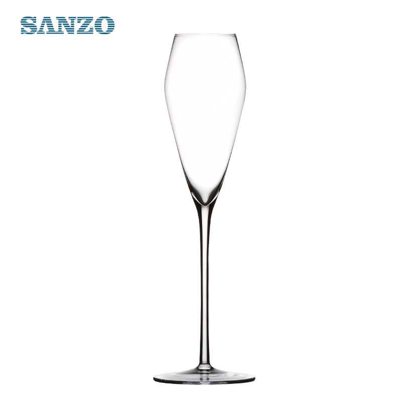 سانزو الزجاج المنفوخ الشمبانيا تخصيص اليد في مهب الشمبانيا الفلوت البلاستيك الشمبانيا الفلوت