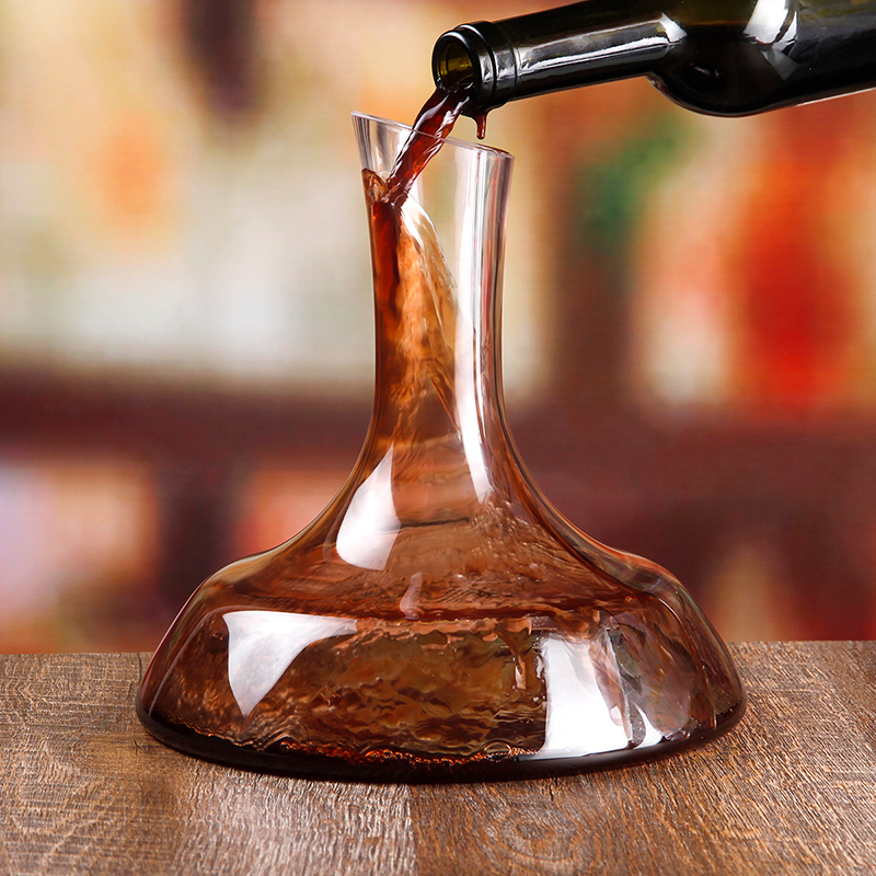جودة الدورق النبيذ تصميم الدورق النبيذ الاحمر كاراف 2300ML خالية من الرصاص زجاج الدورق مهوية النبيذ متفوقة