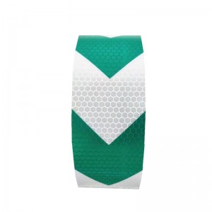 عالية الجودة تصميم مخصص السلامة المرورية على الطرق أحمر أبيض عاكس تحذير البلاستيك علامة تحذير