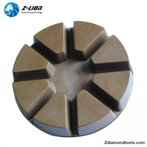 ZL-16A 3 بوصة راتنج الهجين منصات الماس الثابت للخرسانة