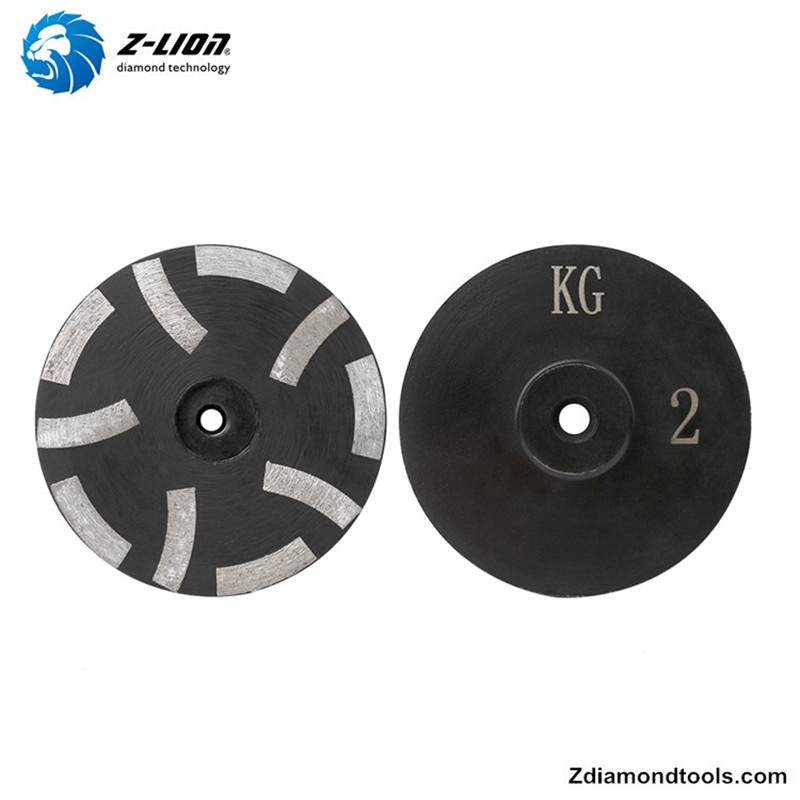 ZL-30 4 بوصة الراتنج دائم معبأ كأس عجلة الماس مع الموضوع