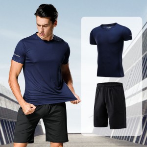 FDMM004 للرجال بارد جاف صالح قمصان قصيرة الأكمام طاقم