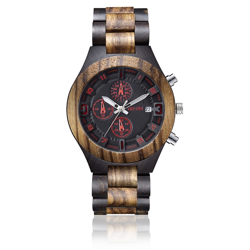 منتجات جديدة مخصصة شعار ساعة اليد للرجال ووتش الخشب خشبية