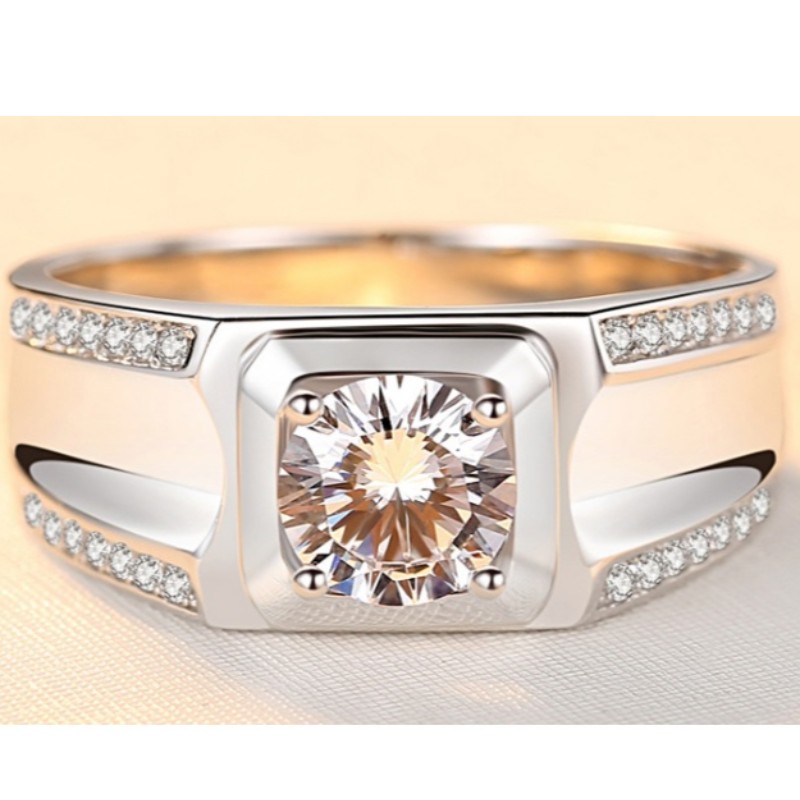 RINGS SMALL CUBIC ZIRCONIA RINGS MINGING RINGS 925 حلقات من الفضة وعد خواتم للرجال خواتم الزفاف للرجال