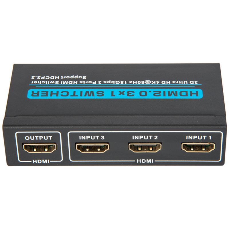 V2.0 HDMI 3x1 الجلاد دعم 3D الترا HD 4Kx2K @ 60HZ HDCP2.2