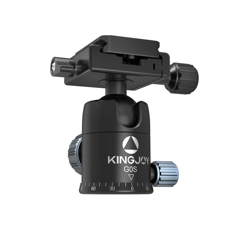 KingJOY G0S تصميم جديد 360 درجة رأس الكرة دوران مع لوحة أركا السويسرية سريعة الإصدار