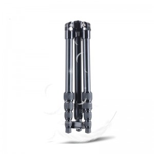 Kingjoy SF056 5 أقسام ترايبود قابلة للطي مع انخفاض زاوية اطلاق النار والعمود الأوسط يمكن أن تستخدم monopod